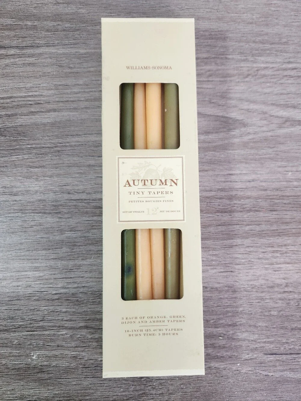 Williams-Sonoma Autumn Tiny Tapers Set of 12